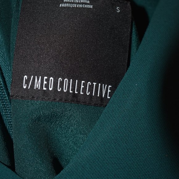 Crepe Dress | Forest Green | Size Small - Picture 3 of 8